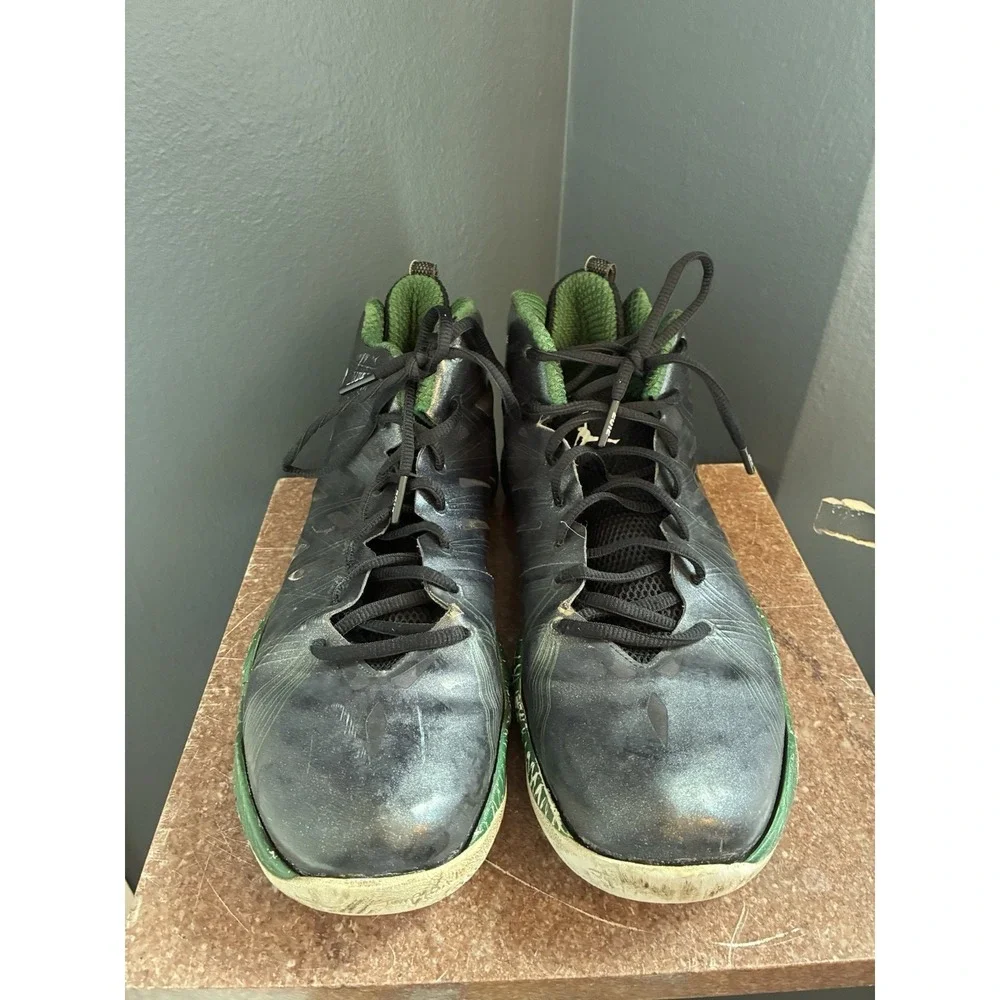 Air Jordan‎ 2012 Lite Black Gorge Green Flywire 524922-055 Men's Size 11
